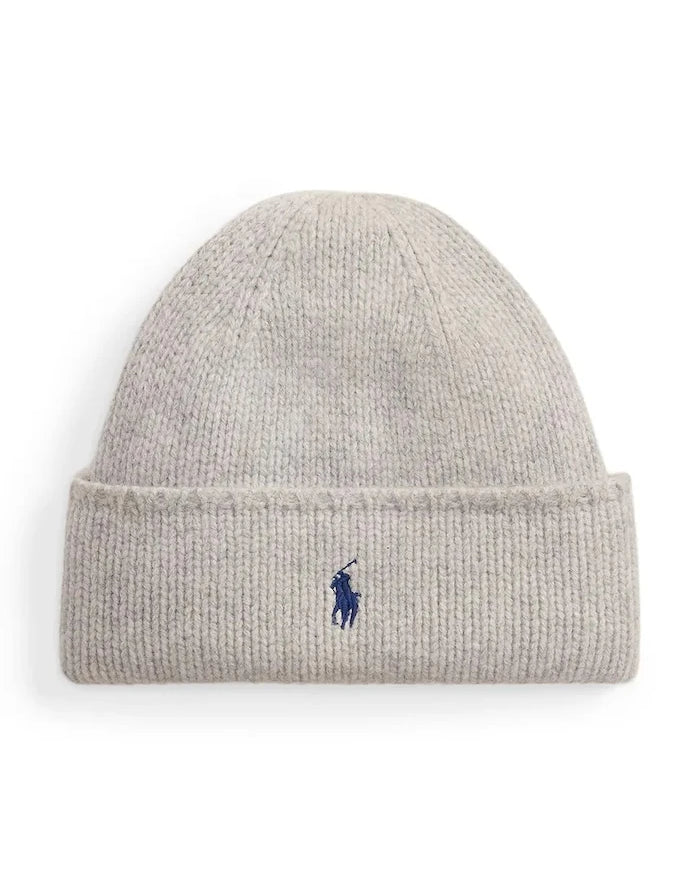 Polo Ralph Lauren kadın merinos yünlü beanie şapka