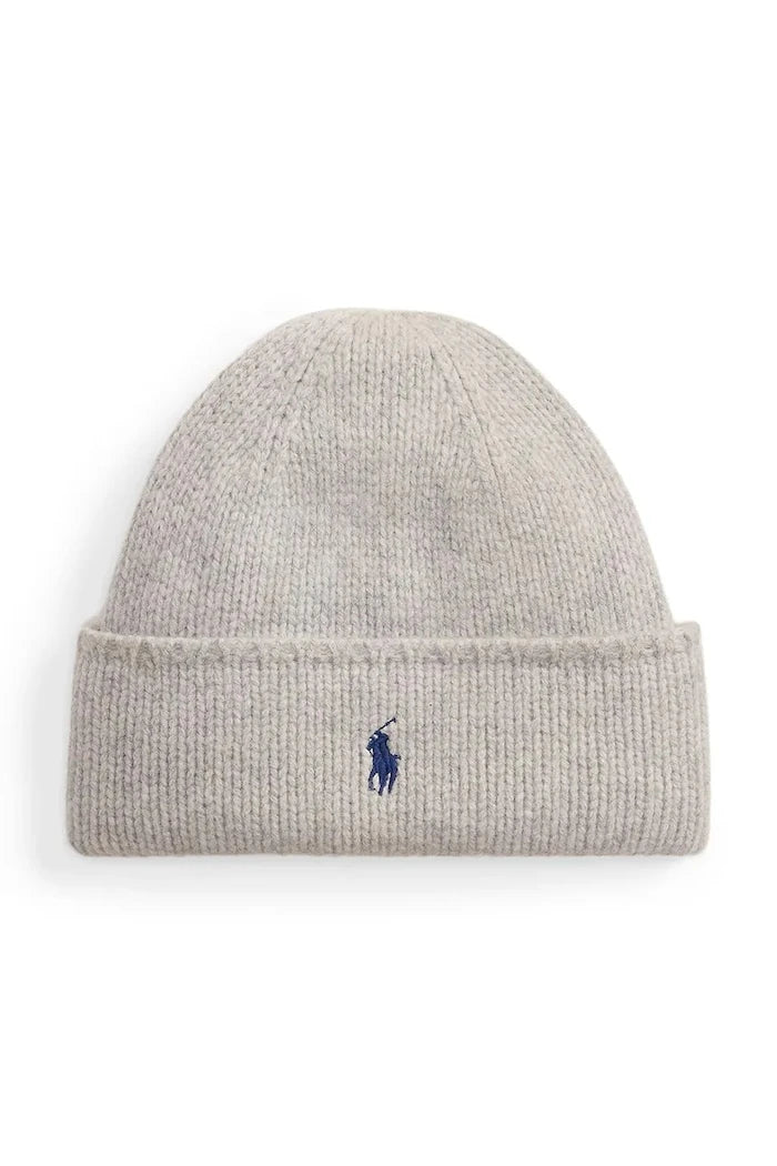 Polo Ralph Lauren kadın merinos yünlü beanie şapka