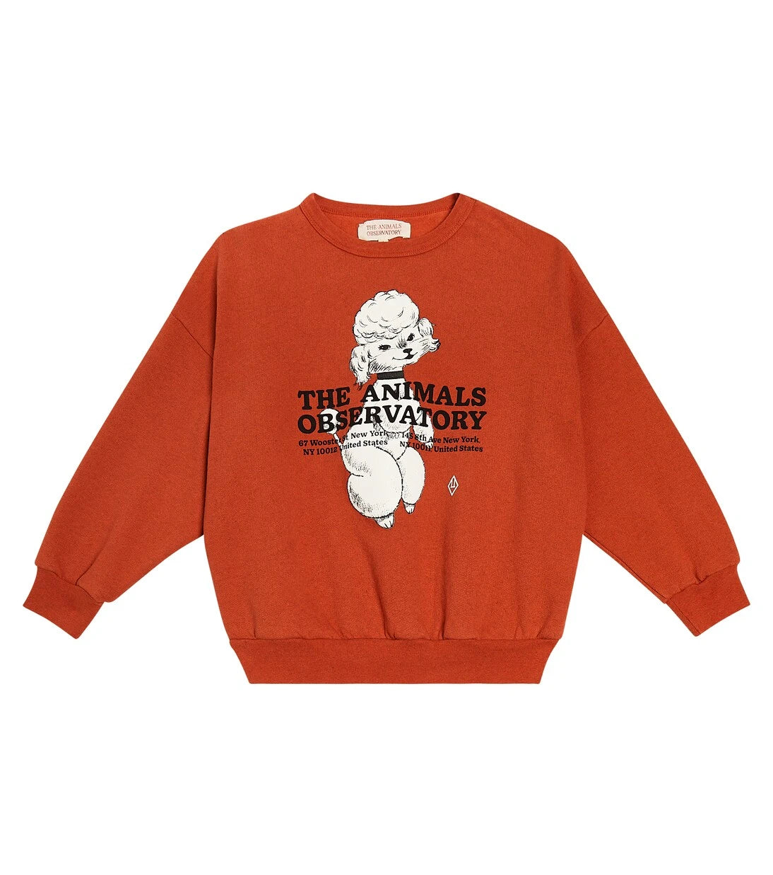 The Animals Observatory - Big Bear printed cotton sweatshirt