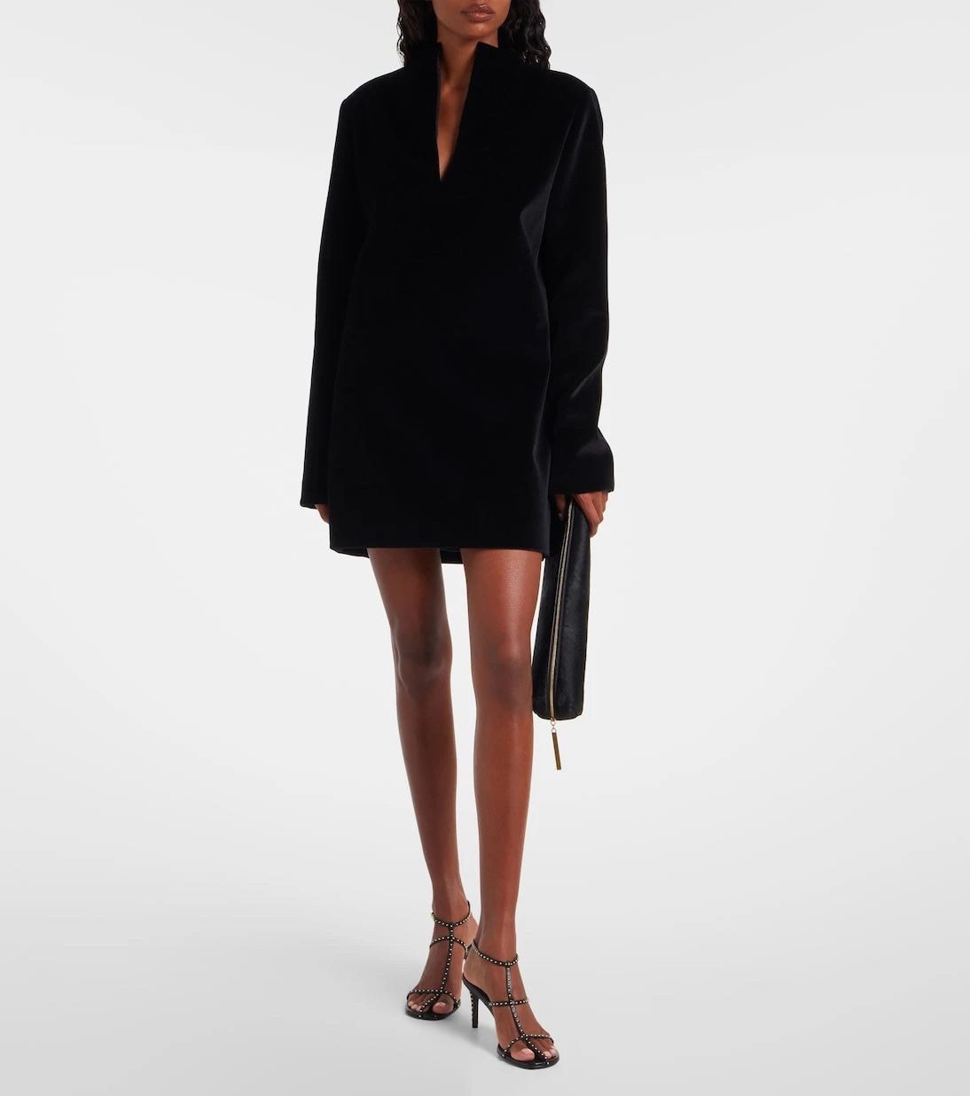 Khaite - Aleena velvet minidress