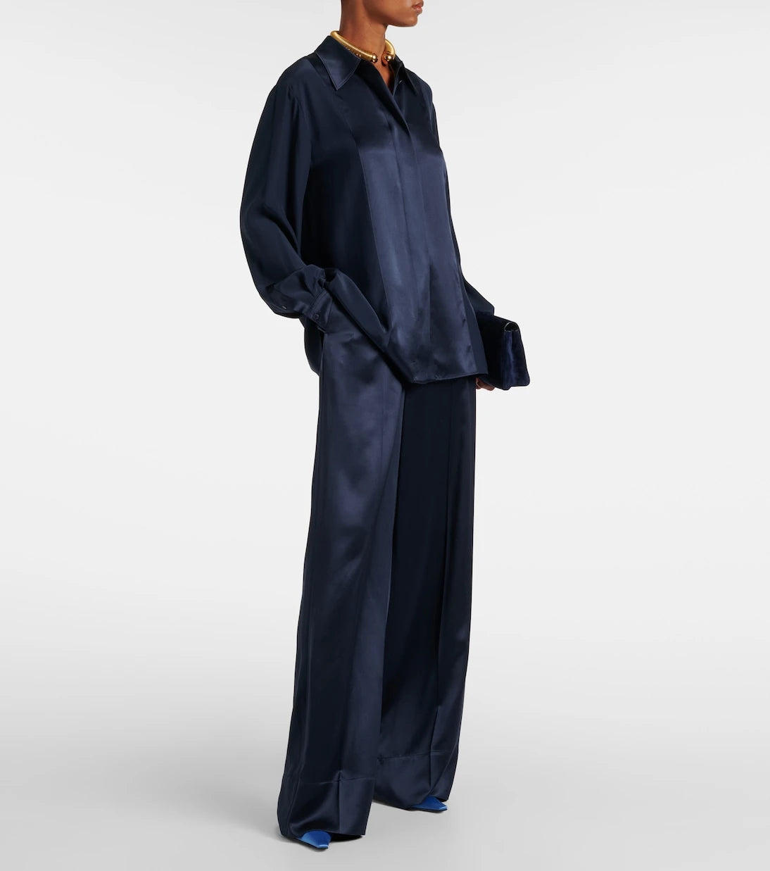 Joseph - Childs silk satin shirt