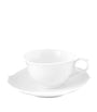 Meissen Waves Relief Teacup and Saucer