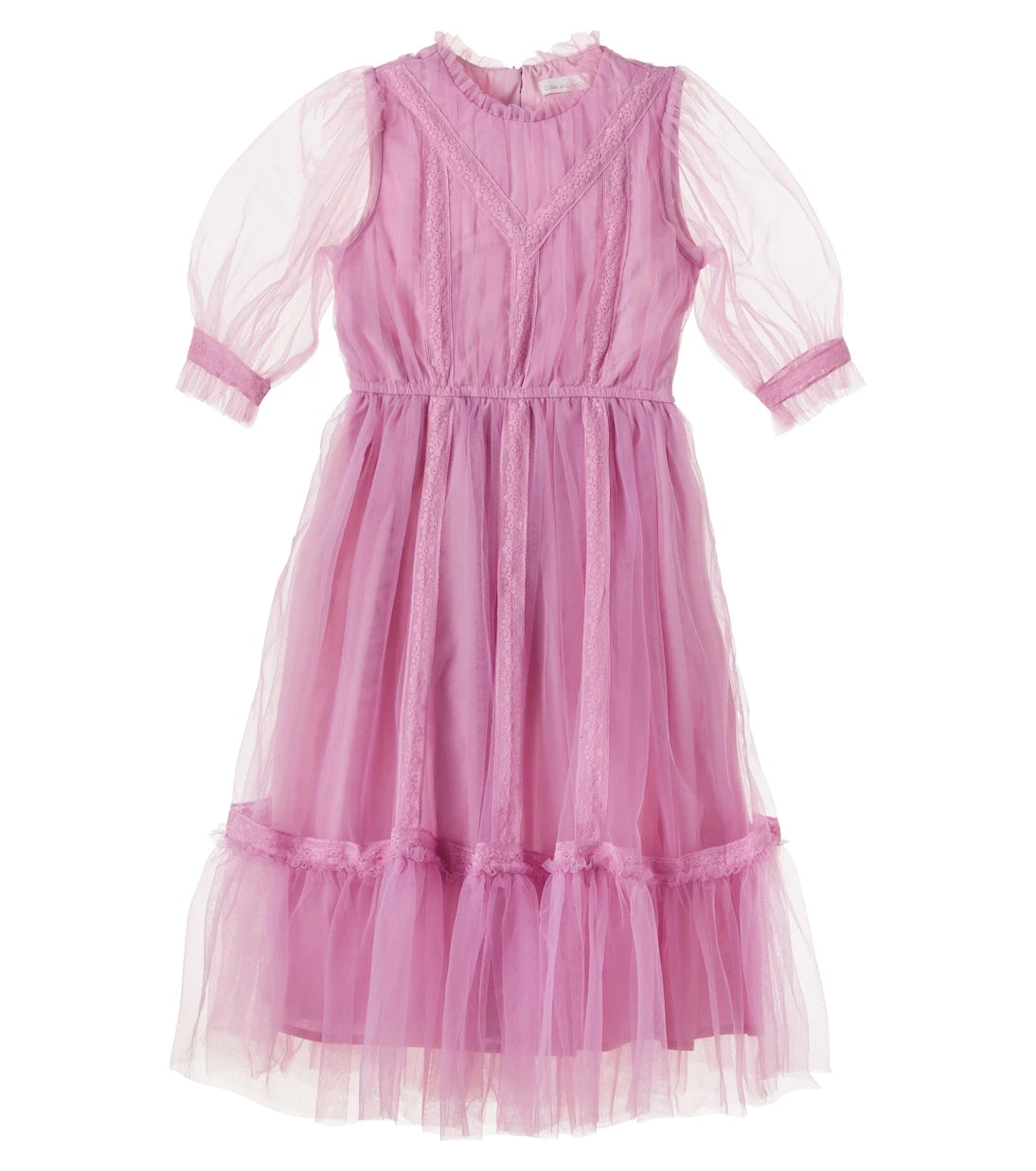 C'era Una Volta - Donna lace-trimmed tulle dress