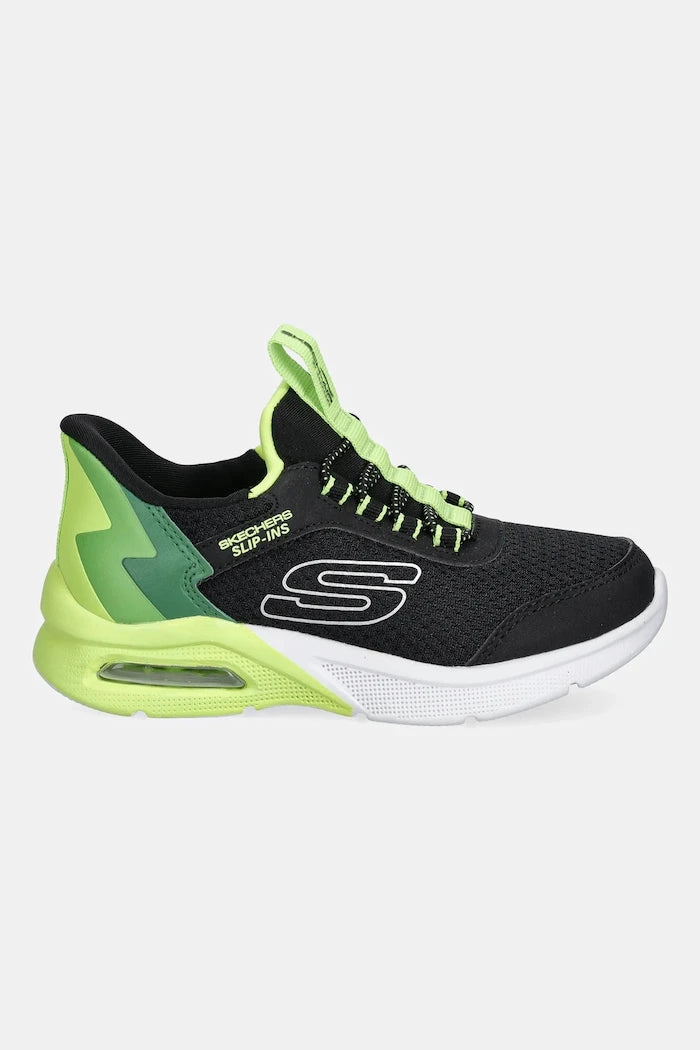 Skechers MICROSPEC MAX - BRISK-STRIPE Çocuk Spor Ayakkabı