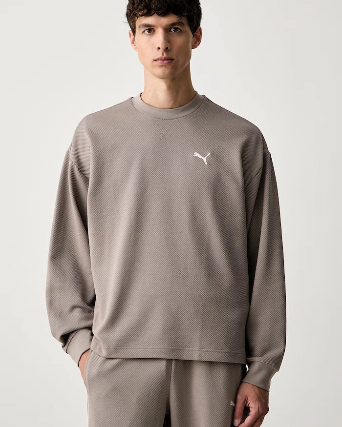Puma erkek pamuklu Essentials Elevated sweatshirt