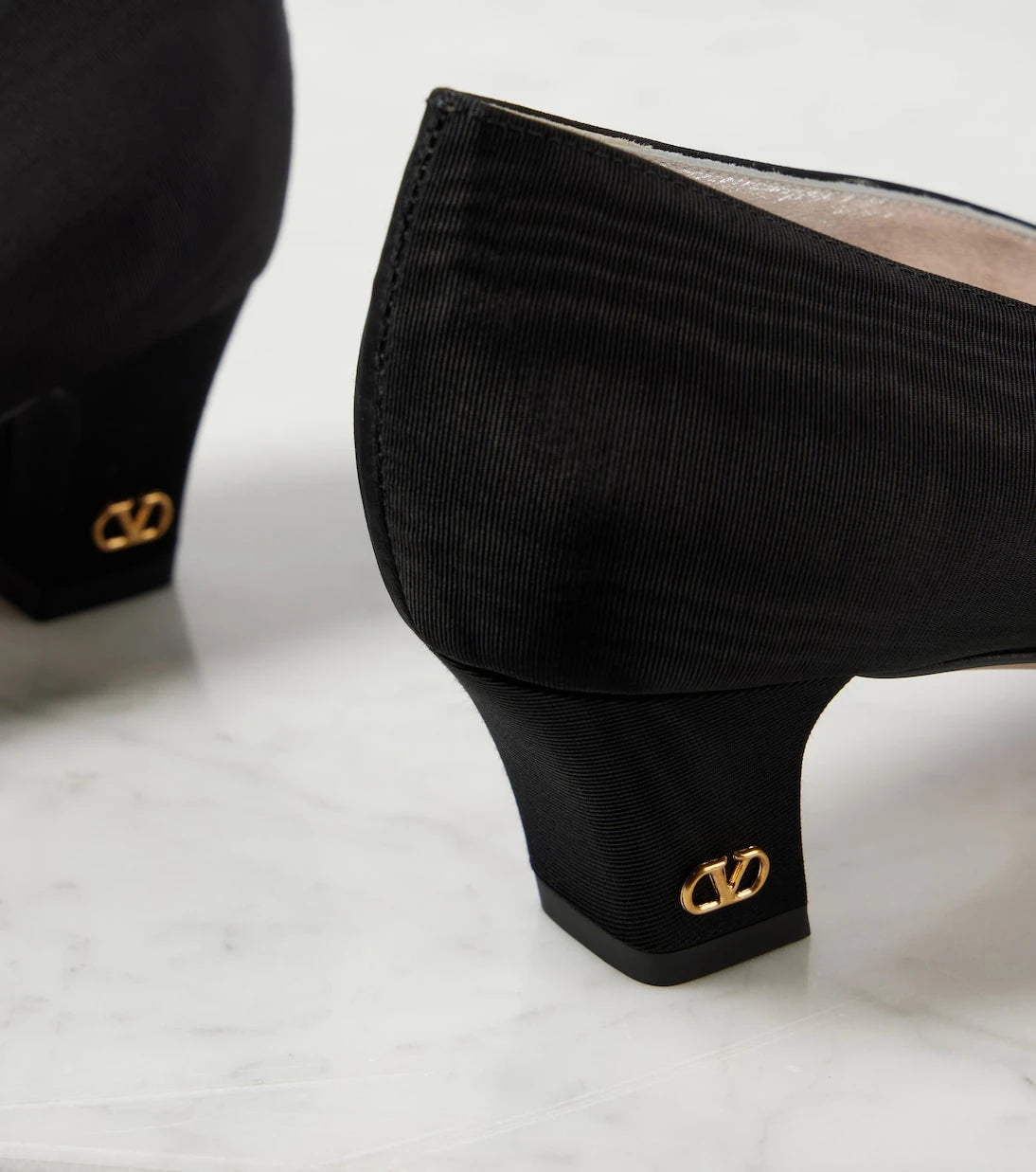 Valentino Garavani - Bowow 45 embellished moiré pumps