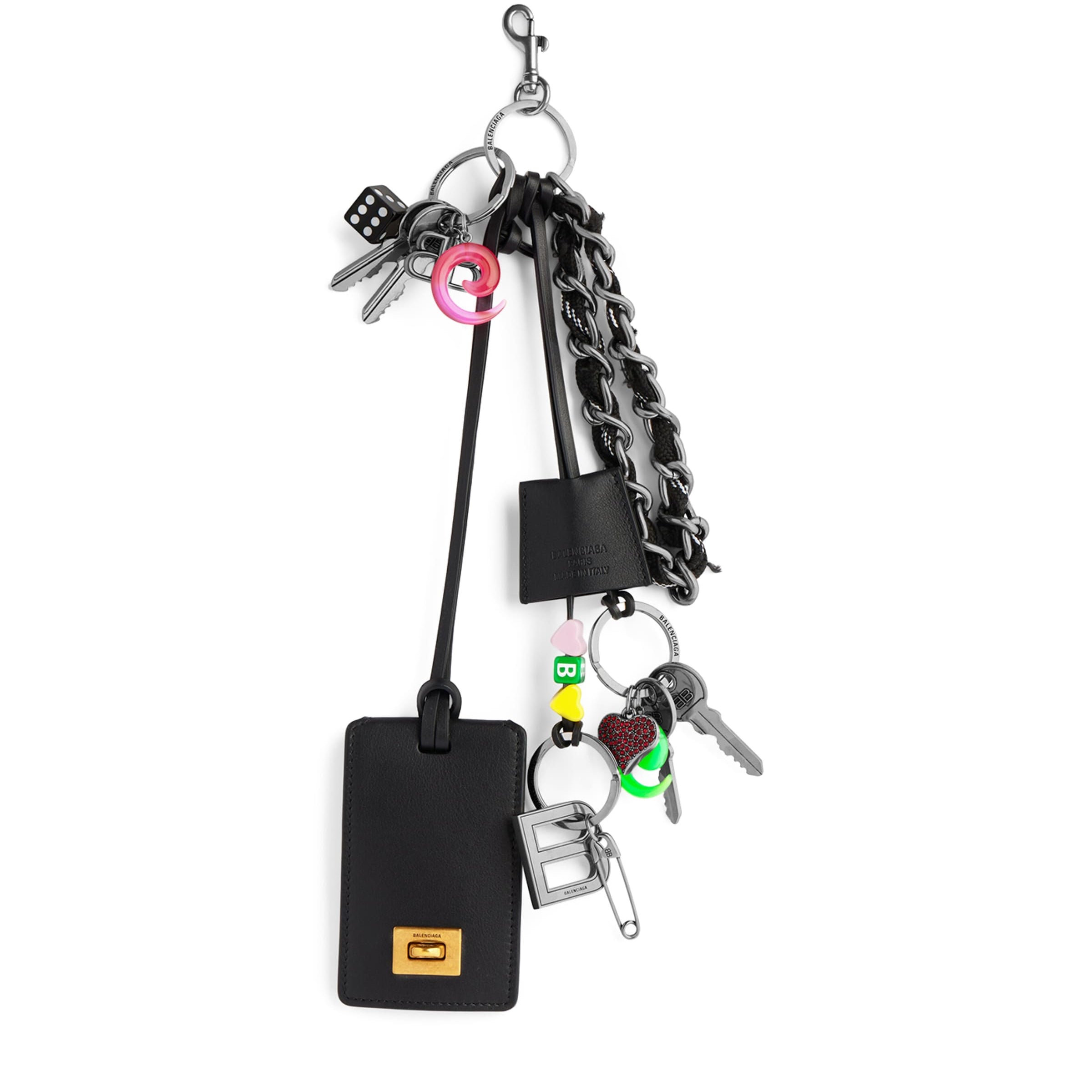 Black Rodeo Tag Bag Charm