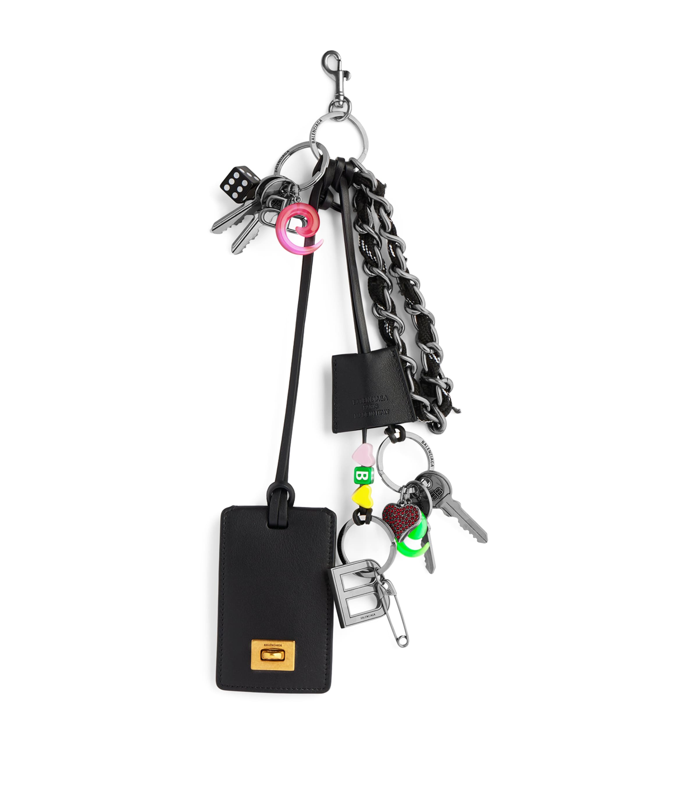 Black Rodeo Tag Bag Charm