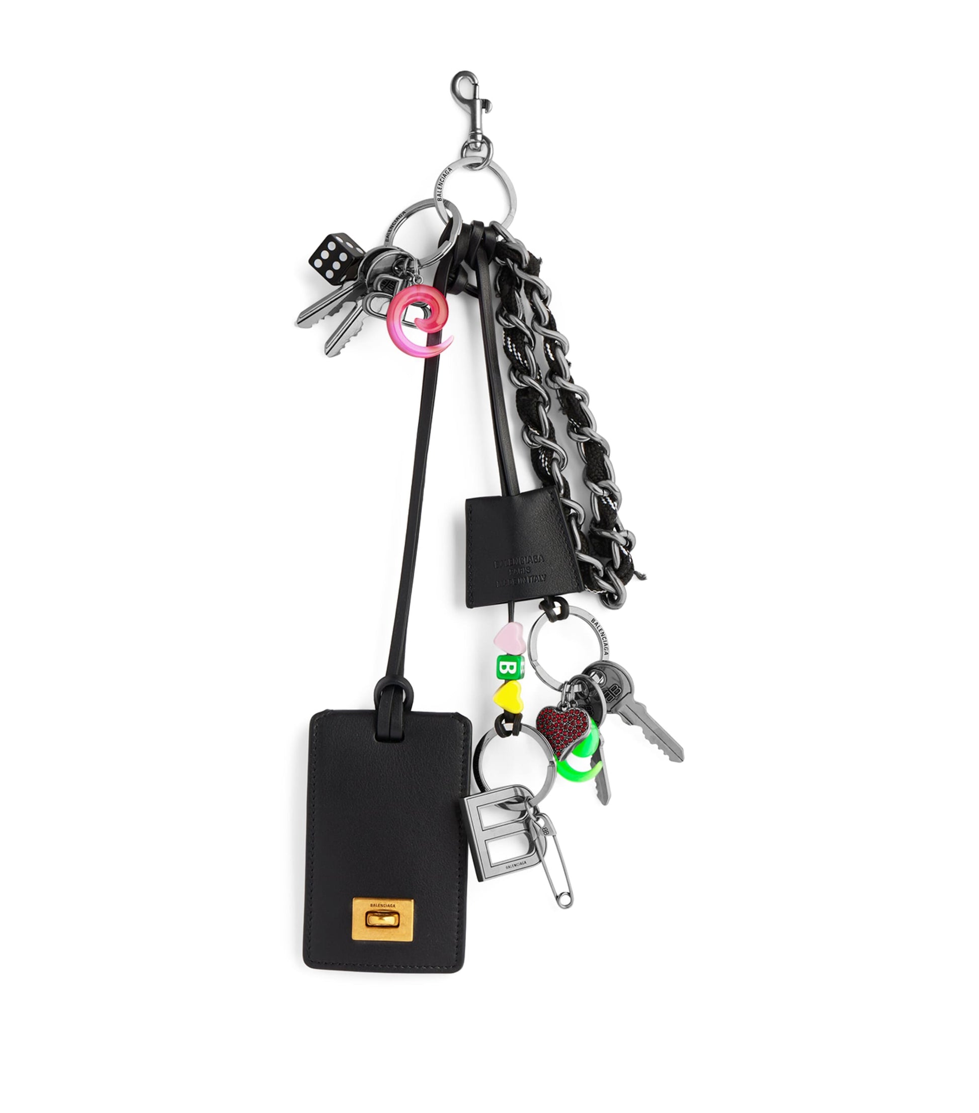Black Rodeo Tag Bag Charm