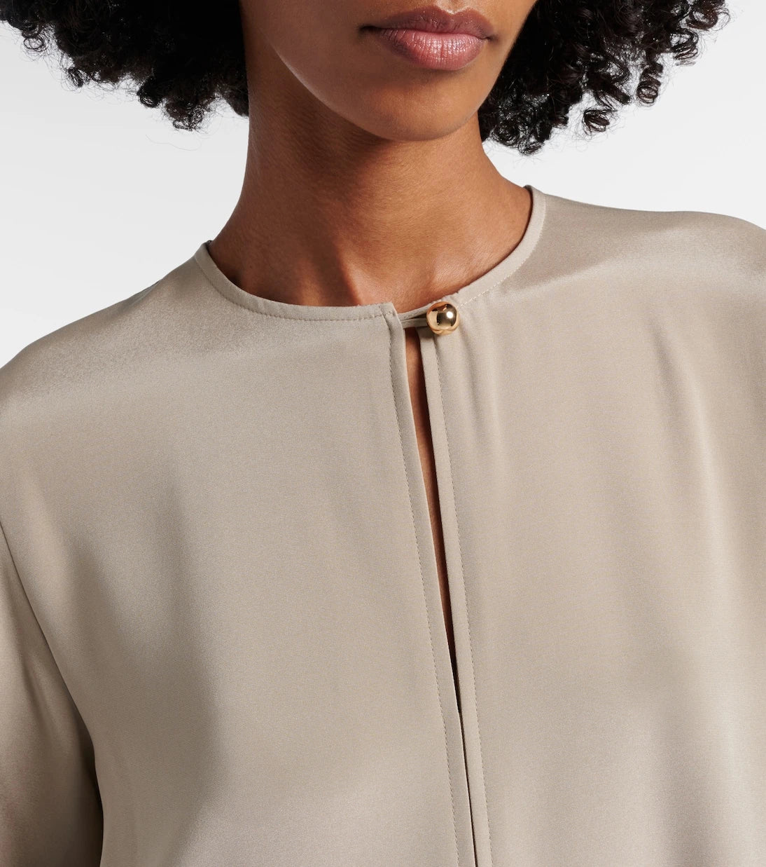 Max Mara - Unghia silk-blend midi dress