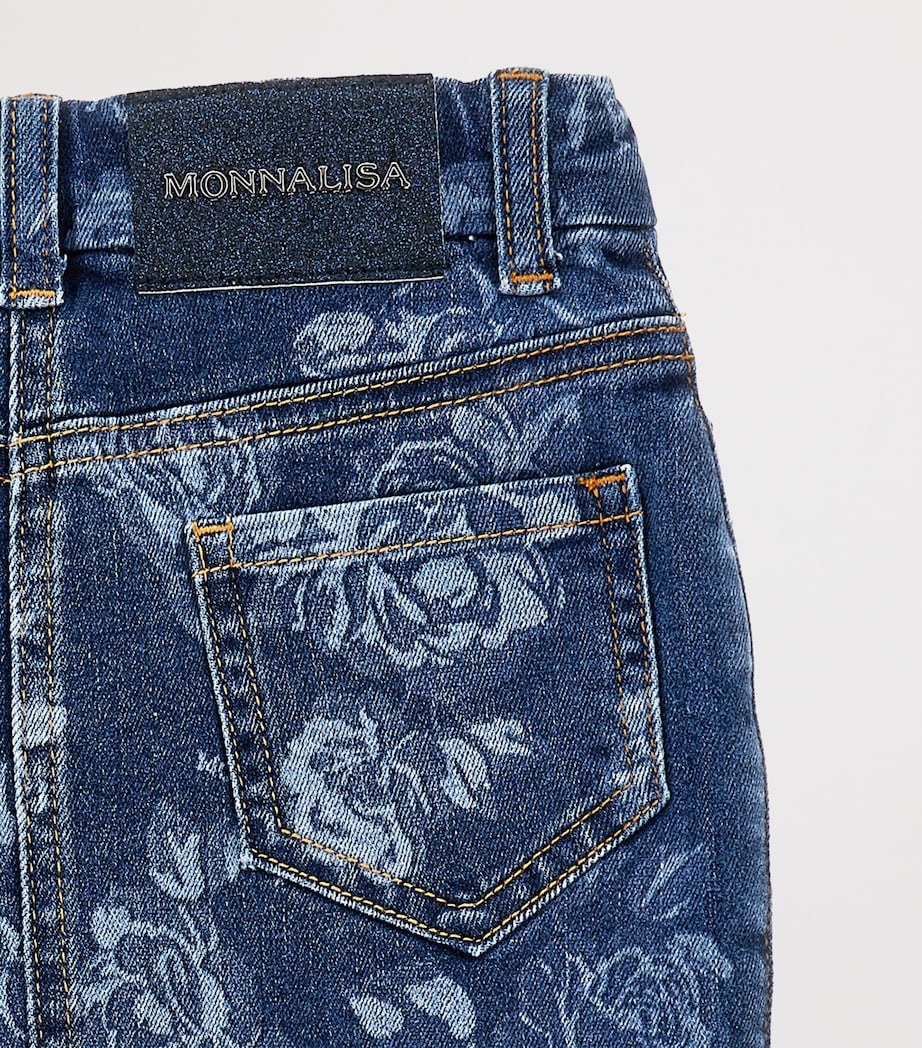 Floral Denim Skirt (2-12 Years)