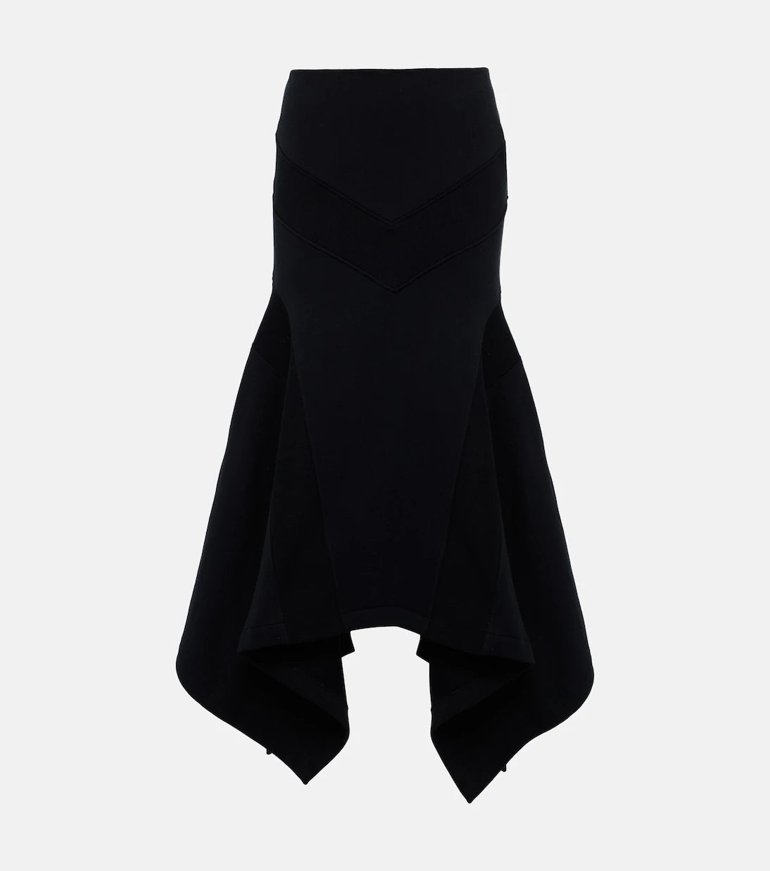 The Attico - Cotton midi skirt