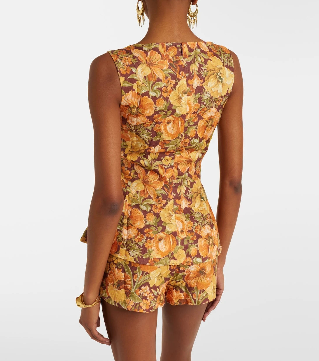 Faithfull - Ana floral linen top