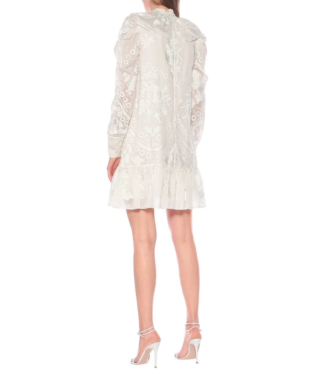 Erdem - Arturo cotton and silk minidress