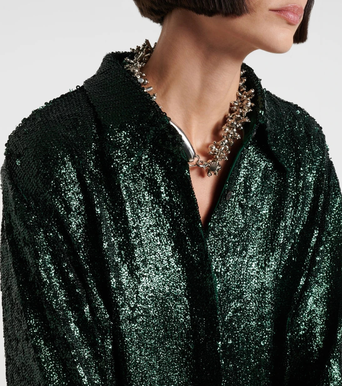 Dries Van Noten - Sequined shirt