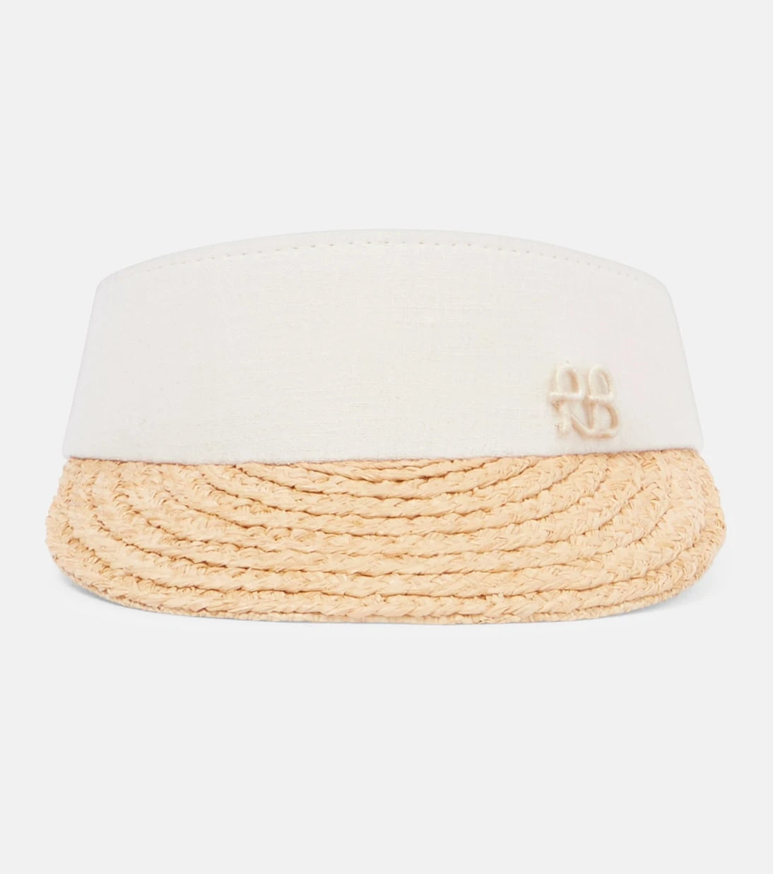 Ruslan Baginskiy - Straw and linen-blend visor