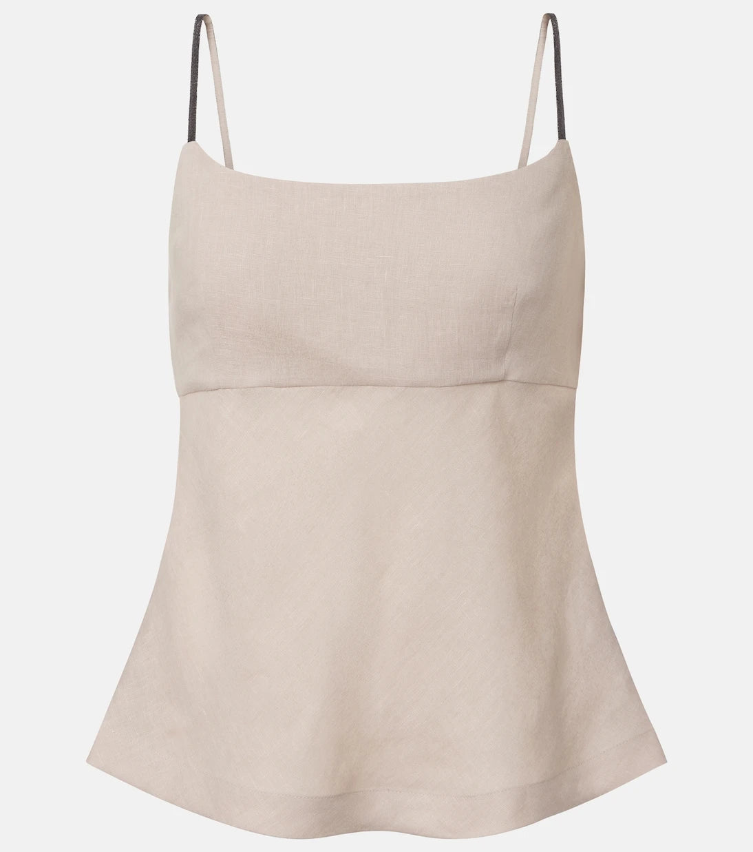 Brunello Cucinelli - Monili linen top