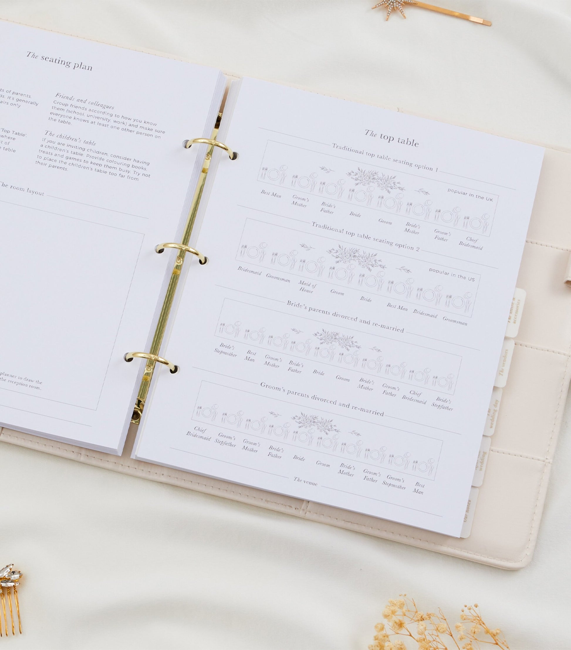 Blush and Gold Our Wedding Planner Binder