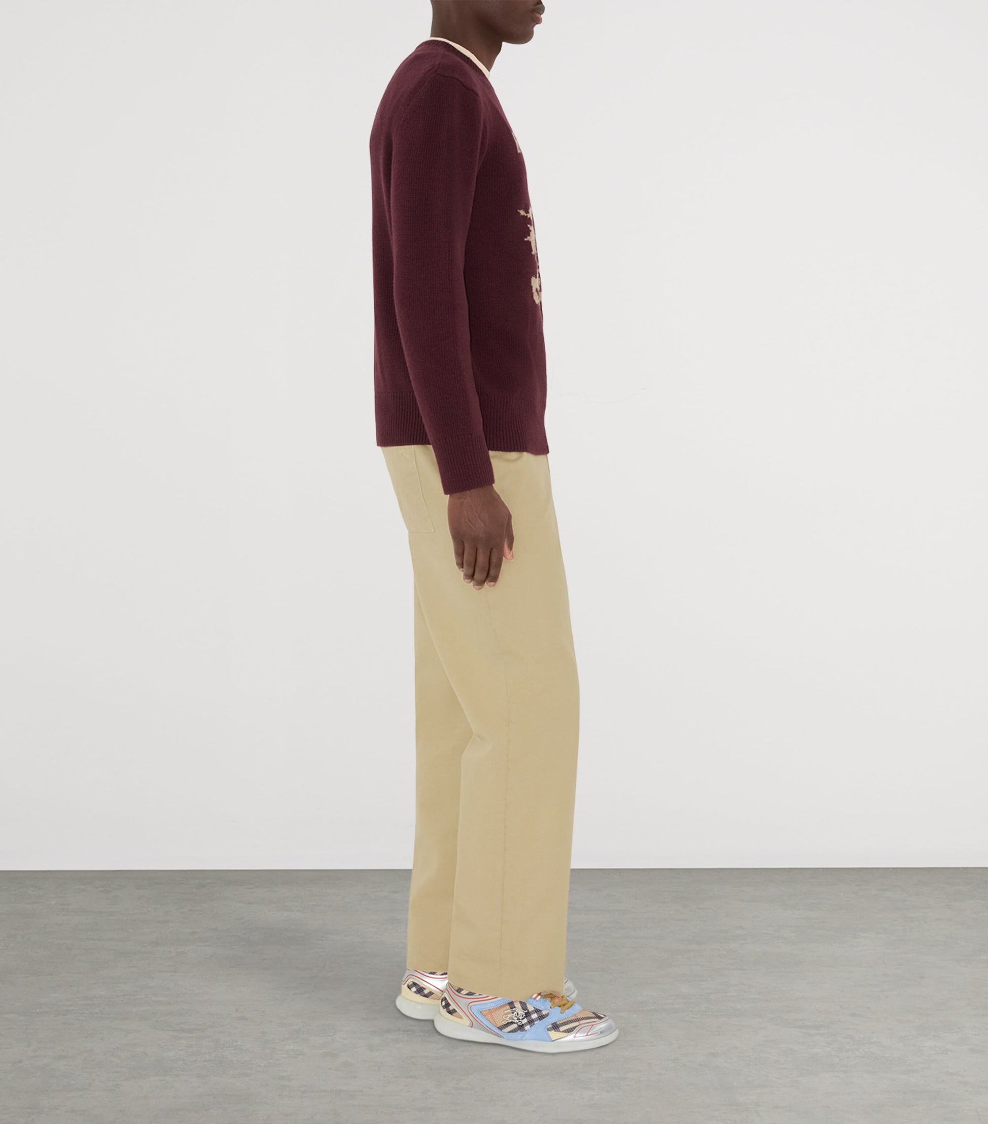 Red Wool-Cashmere EKD Sweater