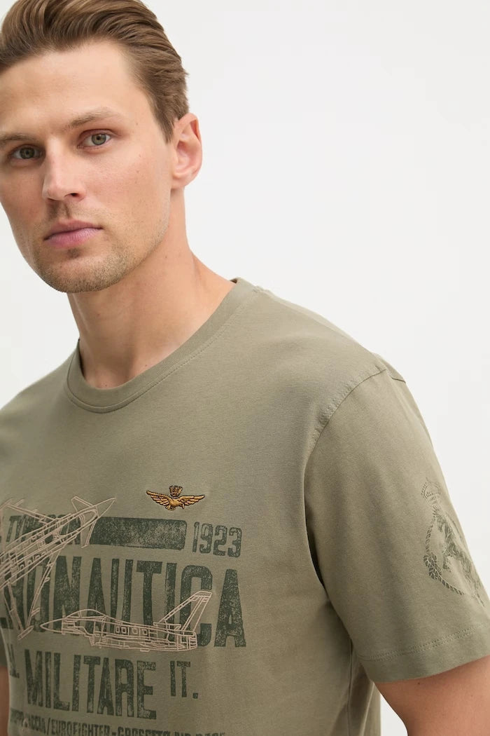 Pamuklu Tişört Aeronautica Militare