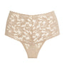 Lace Retro High-Rise Thong 01 CHAI