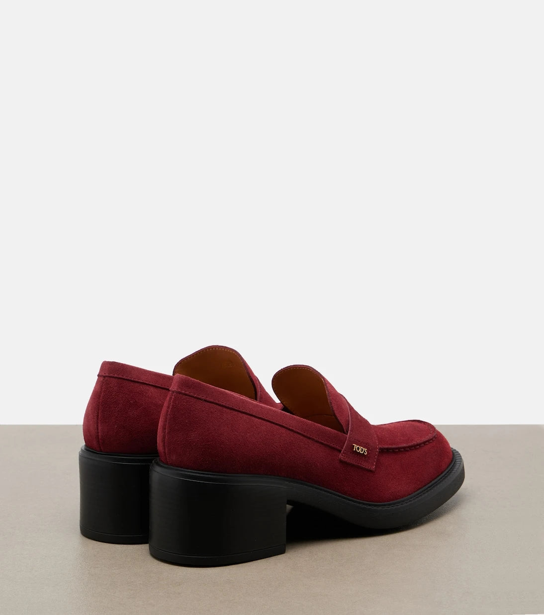 Tod's - Suede loafer pumps