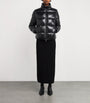 Moncler Black Down Padded Abbadia Jacket