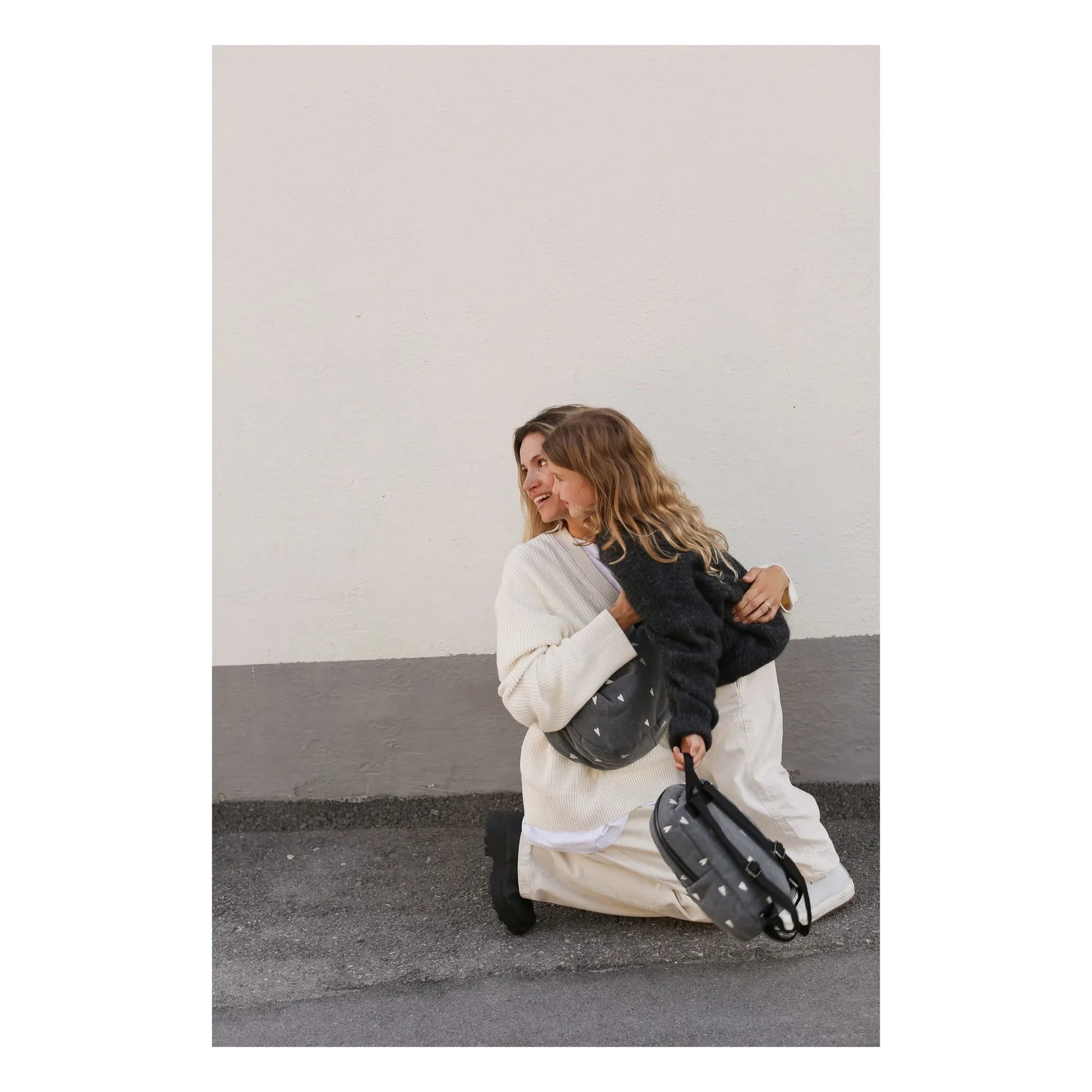 Studio Noos - Hearts fanny pack | Grey