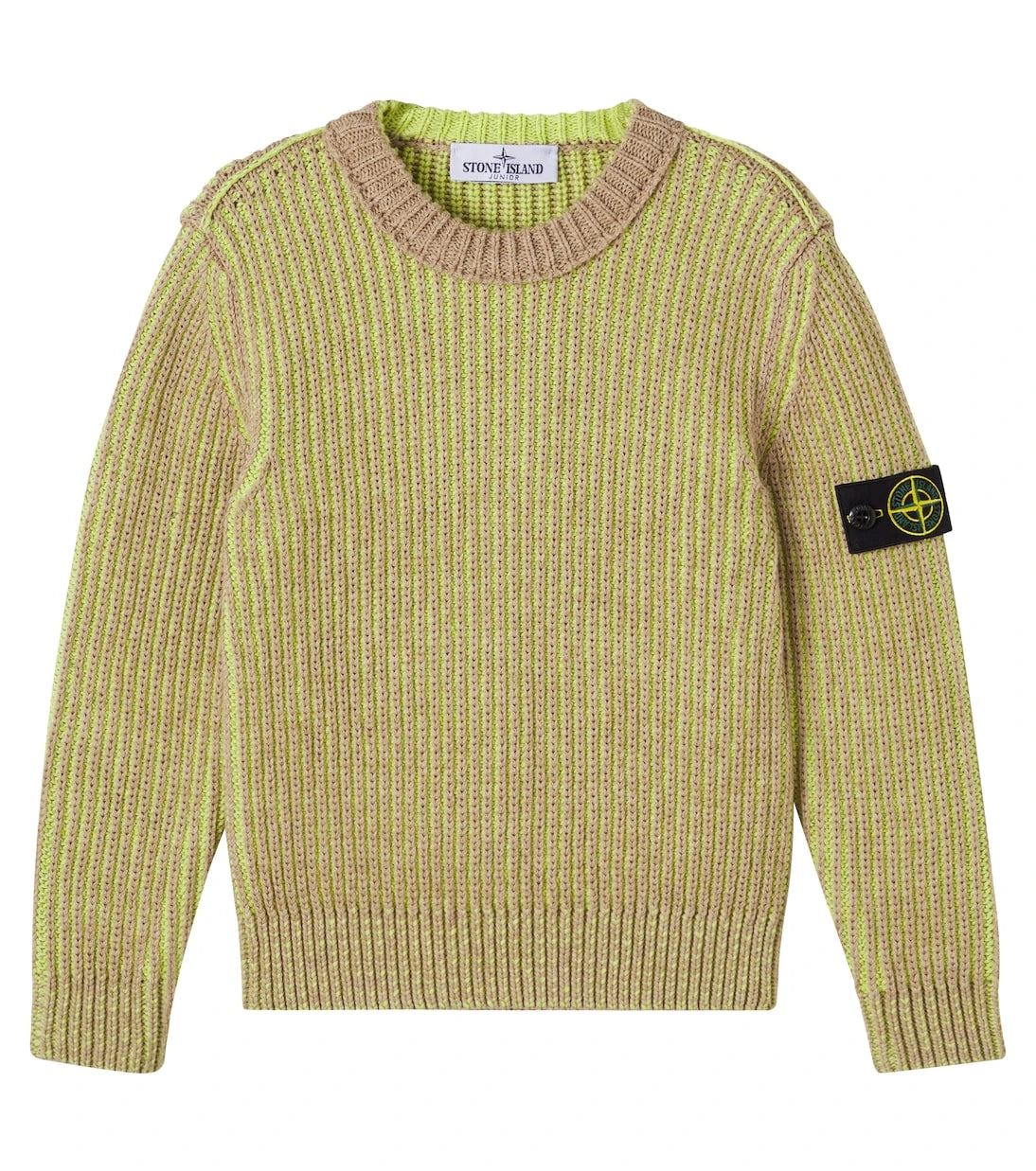 Stone Island Junior - كنزة صوف قطنية Compass