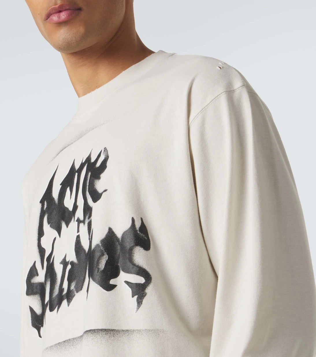 Acne Studios - Logo cotton-blend jersey T-shirt