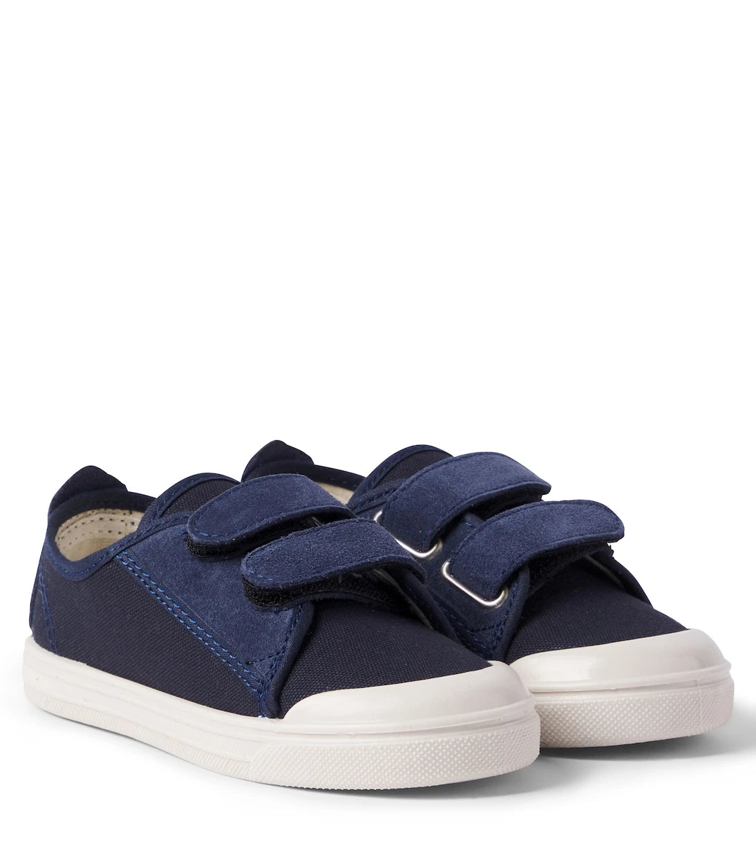 Il Gufo - Suede-trimmed canvas sneakers