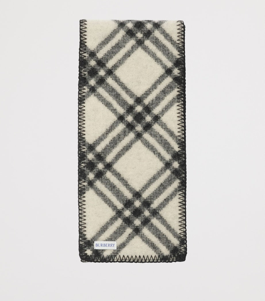 Burberry Wool Check Scarf