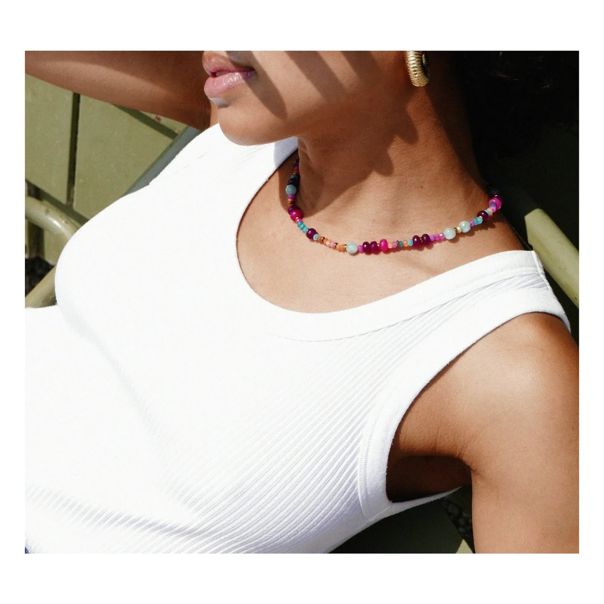 Palas - Gallipoli necklace | Pink