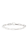 White Gold and Diamond Pavé Link Bracelet