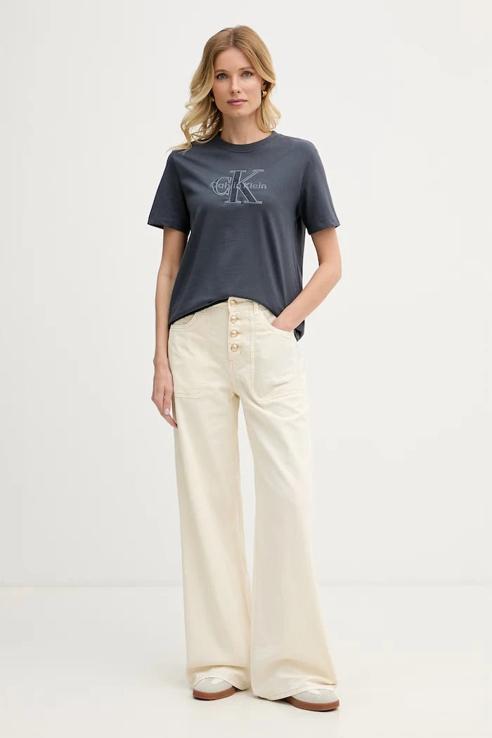 Calvin Klein Jeans тениска дамска от памук