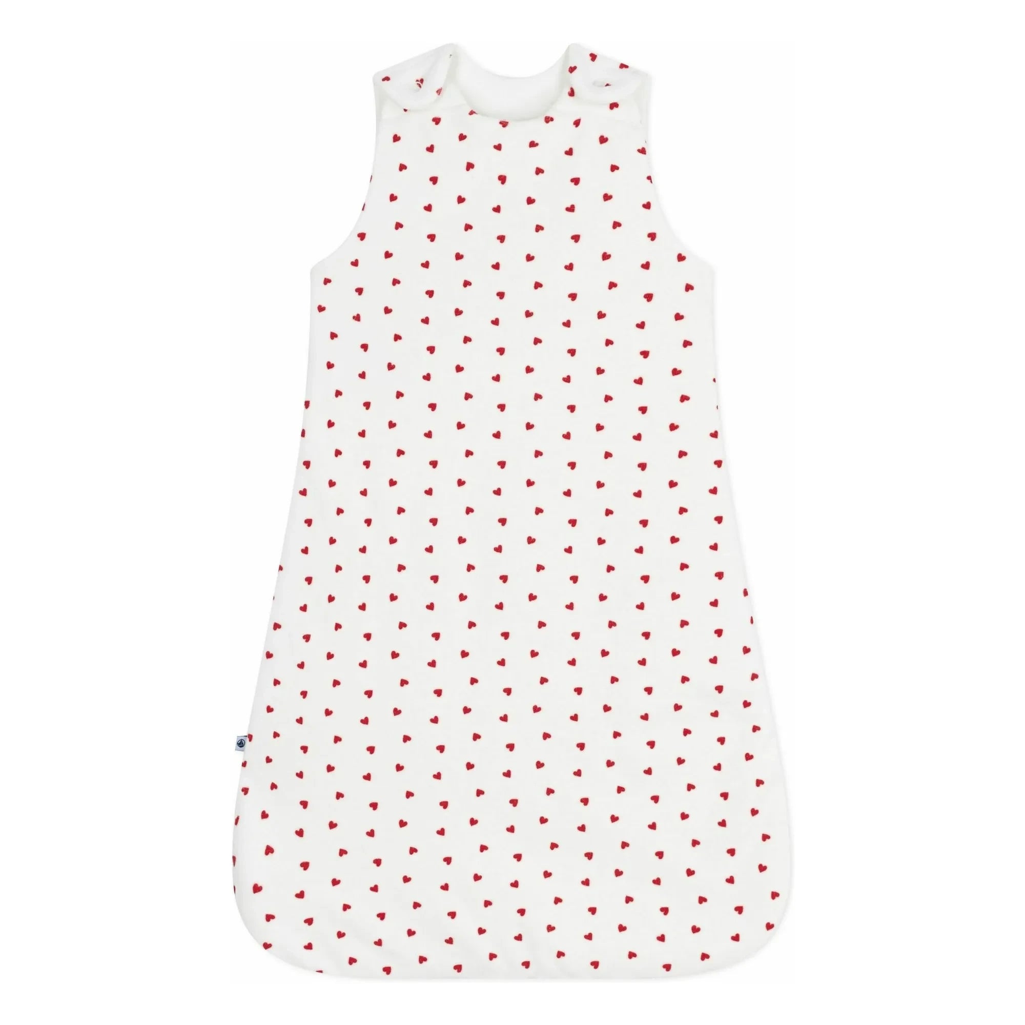 Petit Bateau - Sleep sack Hearts | White
