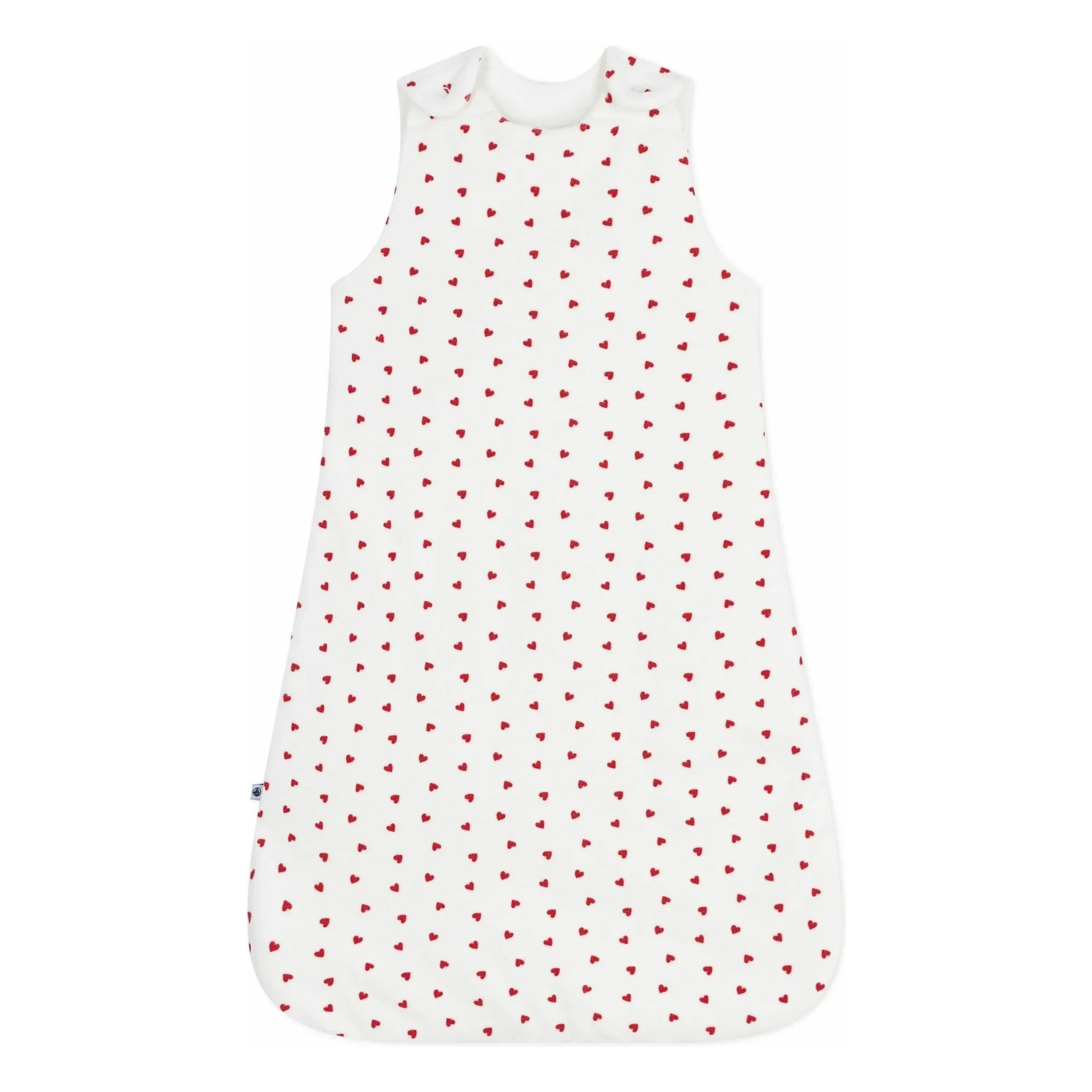 Petit Bateau - Sleep sack Hearts | White