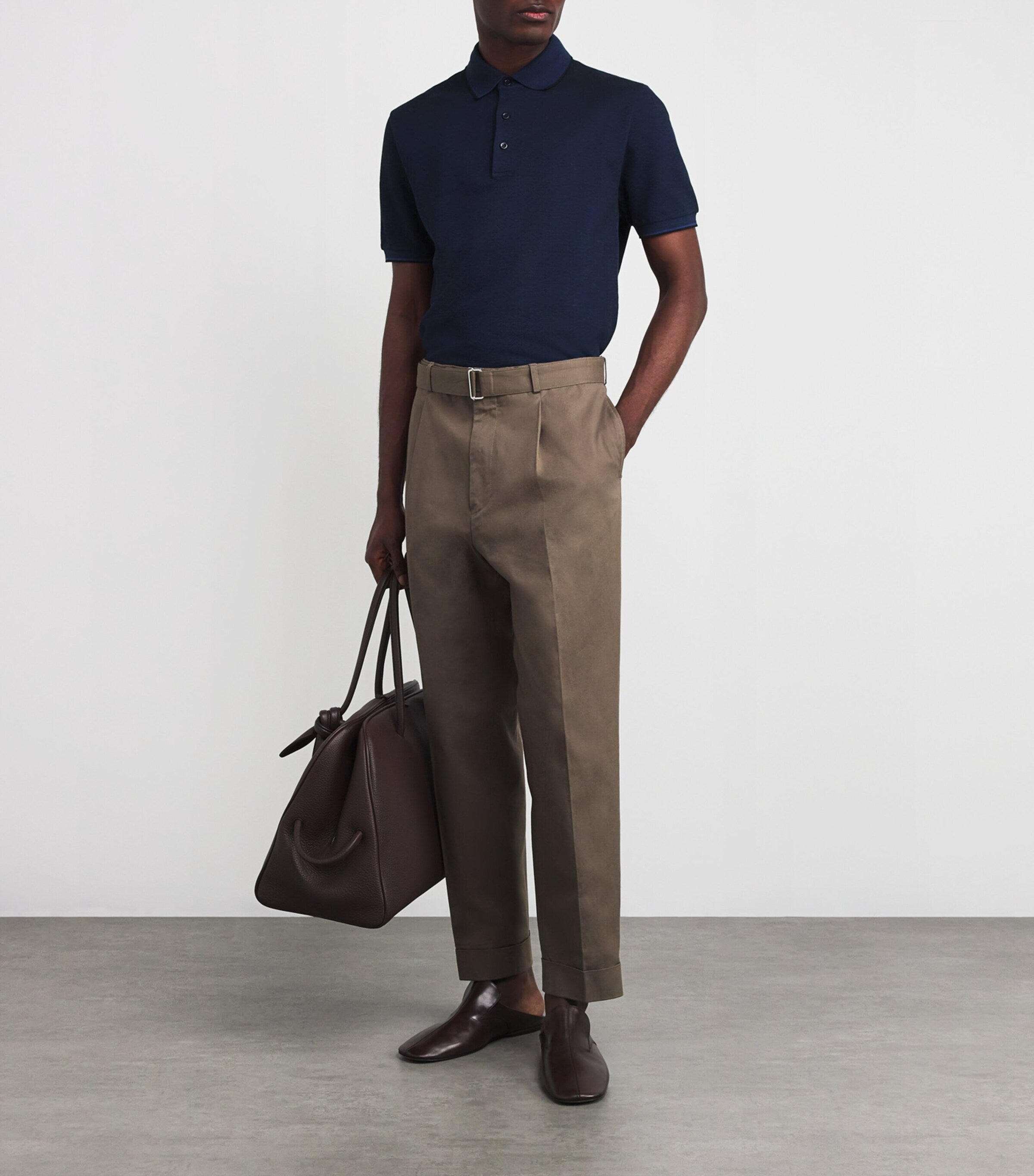 Canali Cotton Polo Shirt