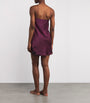 TORLOWEI Purple Silk Lace Tokoni Nightdress