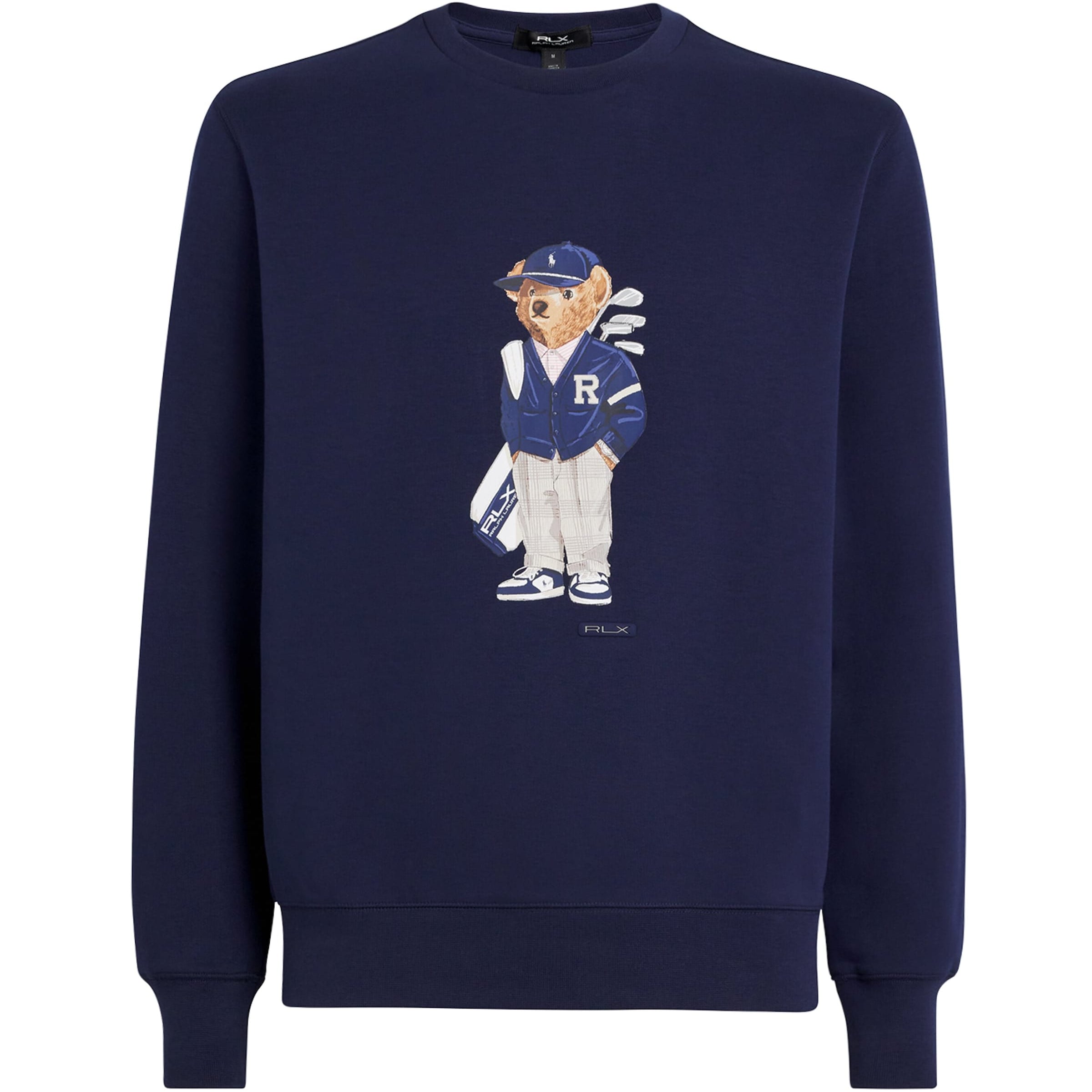 Cotton-Blend Performance Polo Bear Sweatshirt