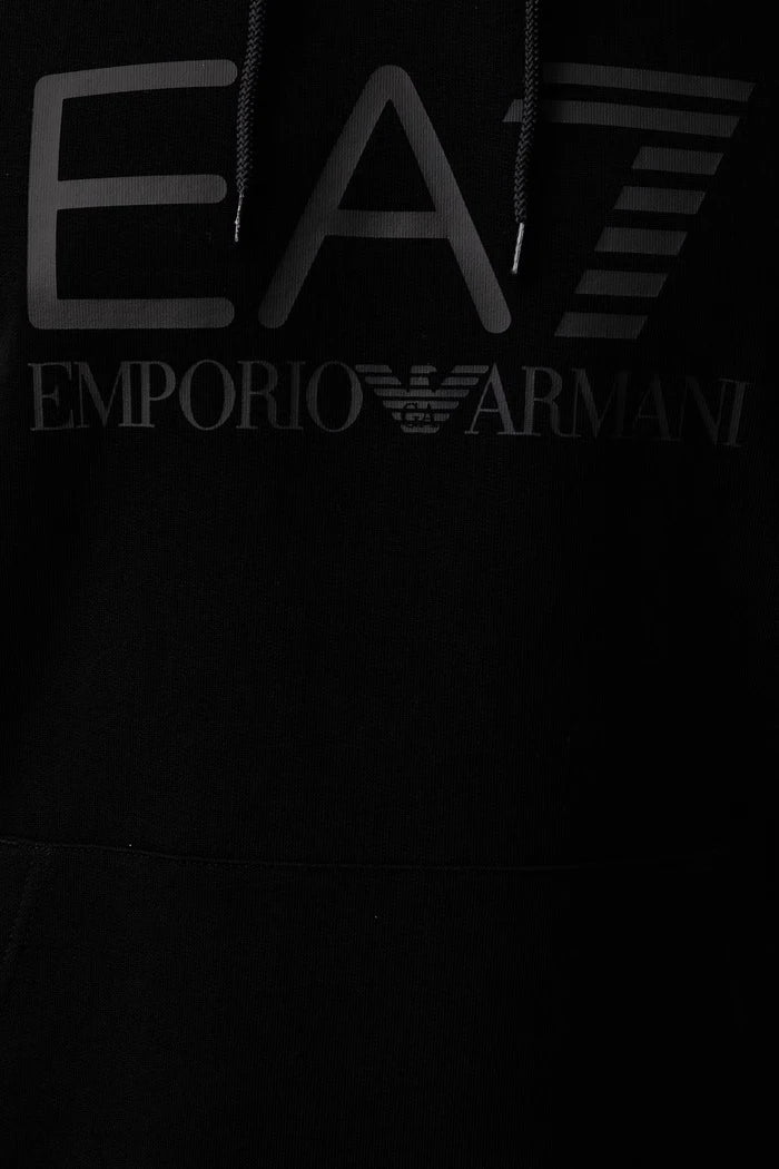EA7 Emporio Armani erkek pamuklu kapüşonlu sweatshirt