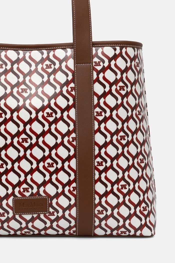 Max Mara Beachwear Kadın Sahte Deri Alışveriş Çantası FARNETO