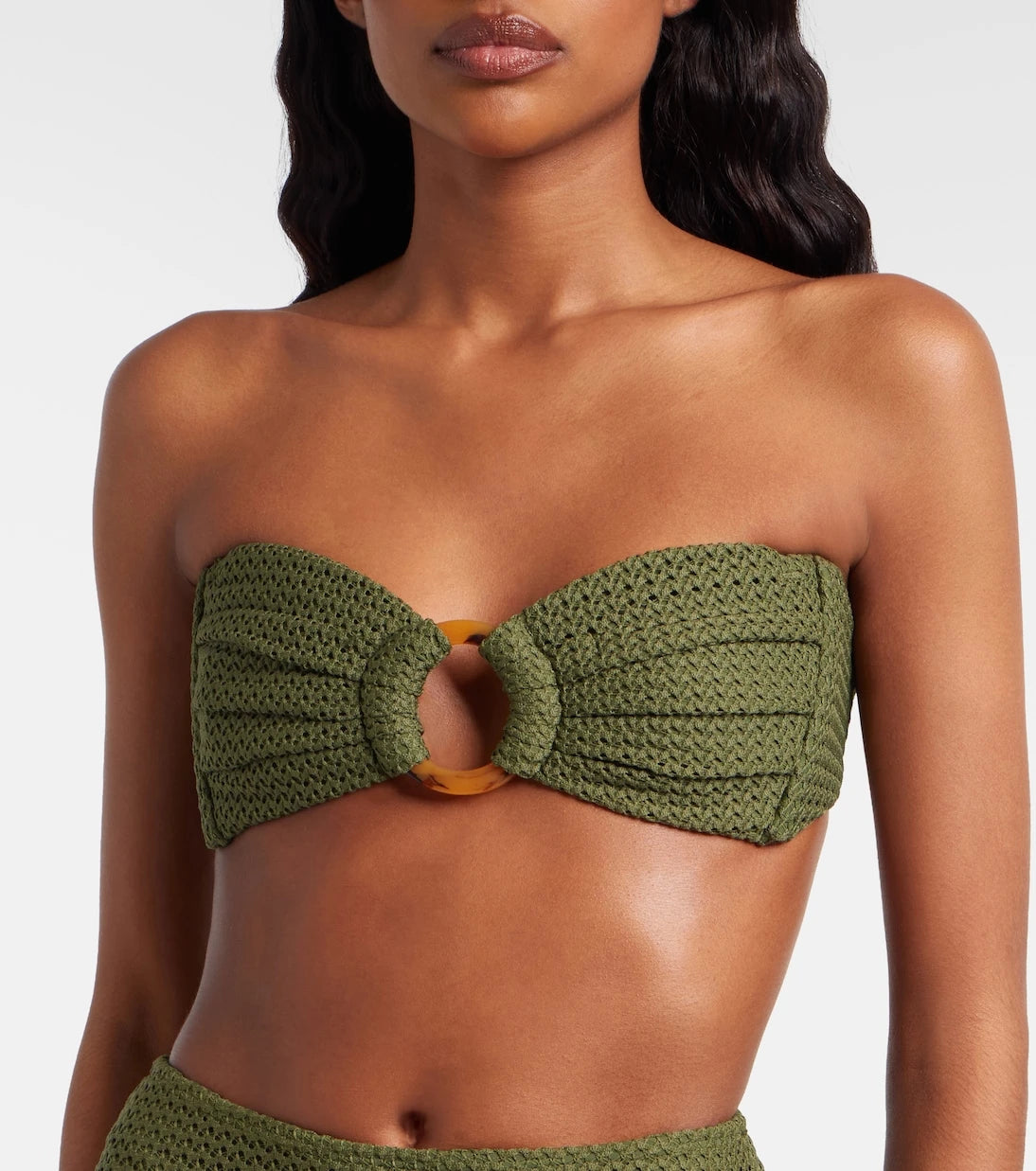 Montce - Tori crochet bandeau bikini top