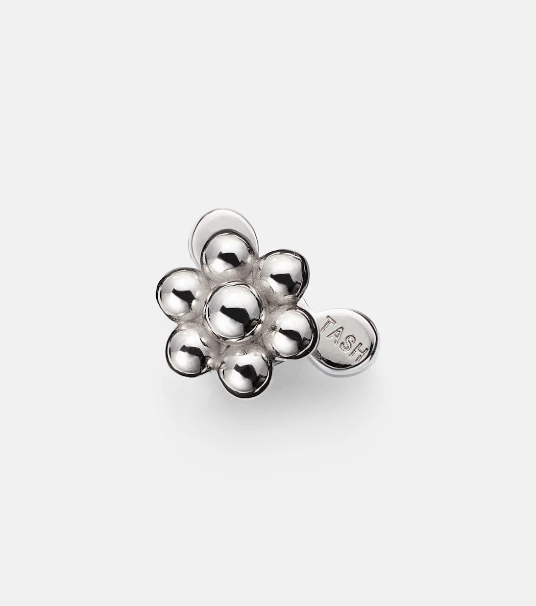 Maria Tash - 18kt white gold single earring with diamonds