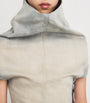 Rick Owens Blue Denim Shroud Top