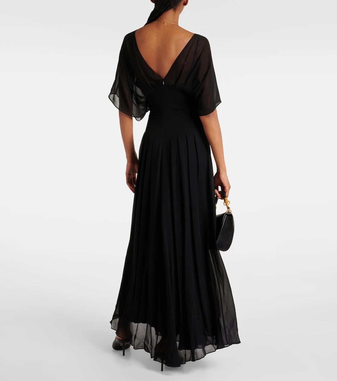 Max Mara - Murge draped silk gown