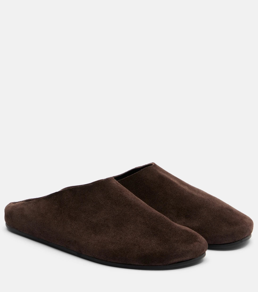 The Row - Hudson suede mules
