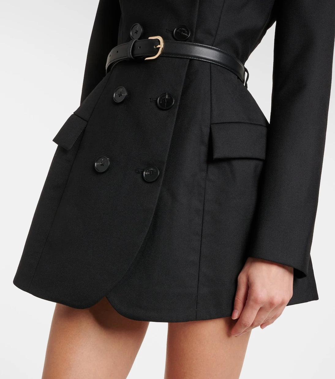 Self-Portrait - Belted blazer dress