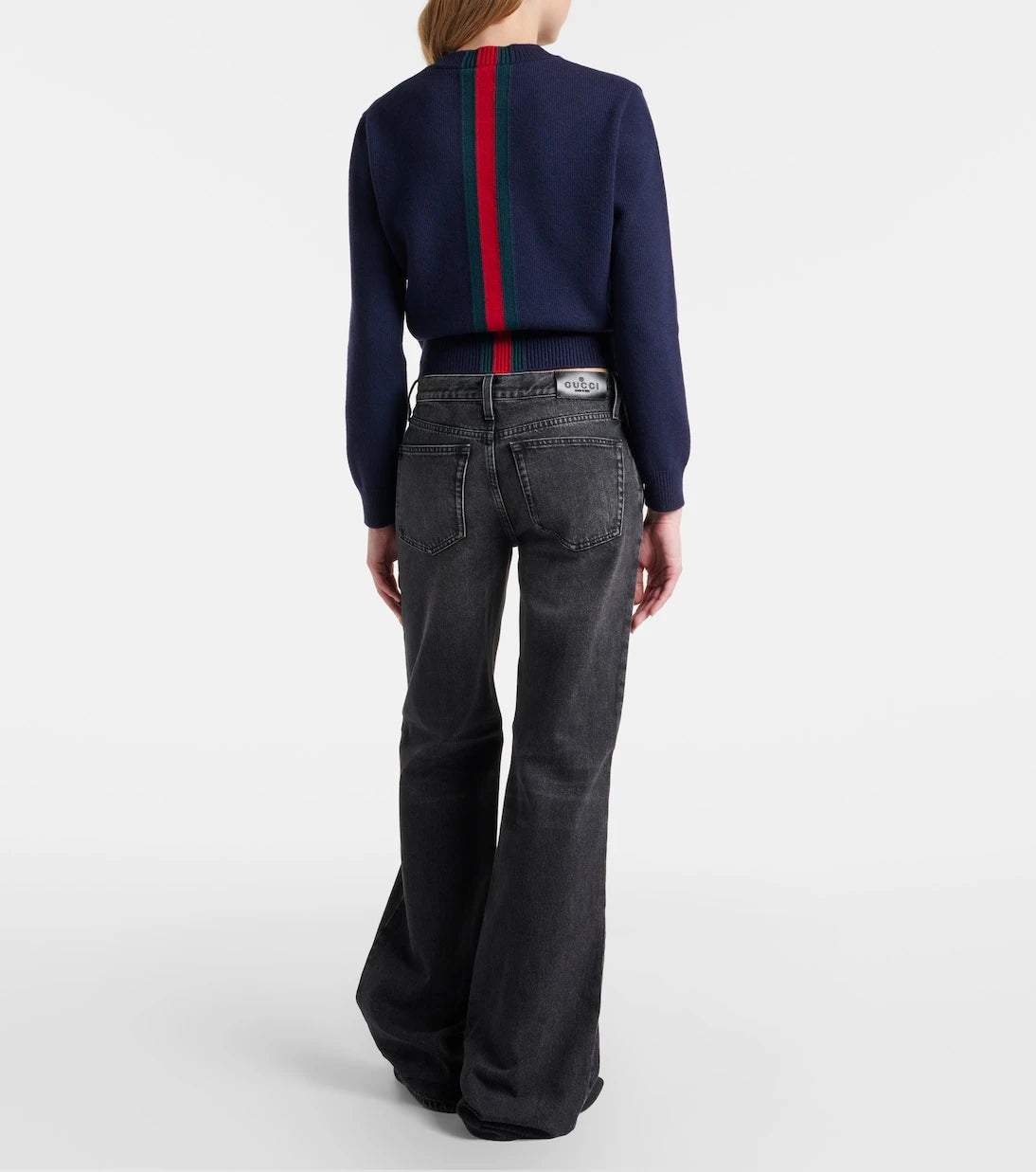 Gucci - Horsebit wide-leg jeans