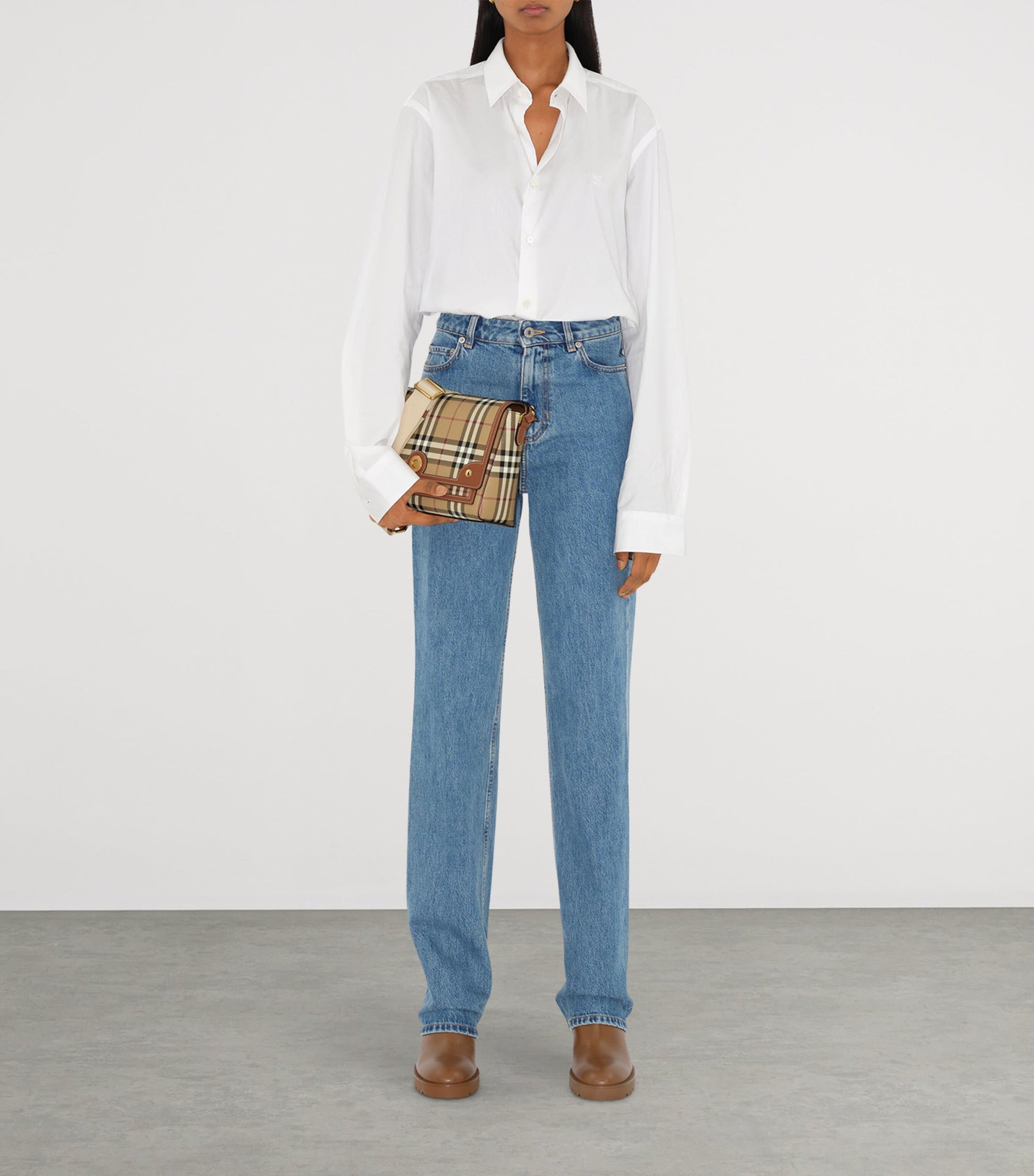 Burberry Check Note Cross-Body Bag